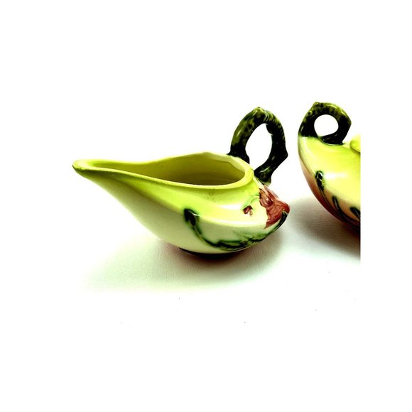 Vintage Hull Woodland Patterned Sugar bowl Creamer - Picture 2 of 11